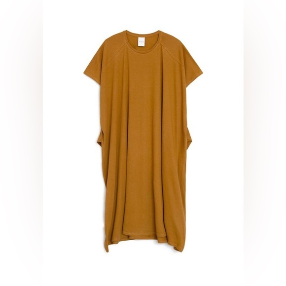Kowtow Building Block Dress Womens Gold Size XS 100% Organic Cotton (See Photos) - Picture 3 of 9